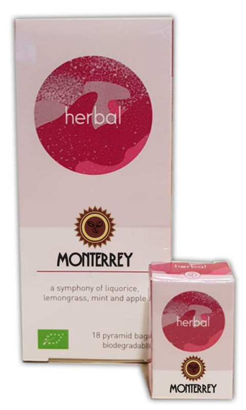HERBAL infusión orgánica regaliz y menta I Té pirámide