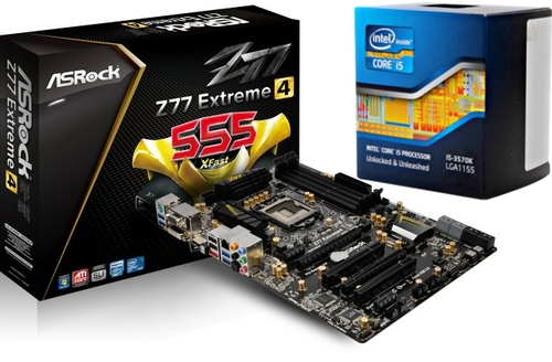 Intel i7-3770k + ASRock Extreme4 Motherboard Combo
