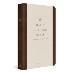 ESV Daily Reading Bible-Brown TruTone A Guided Journey through God's Word