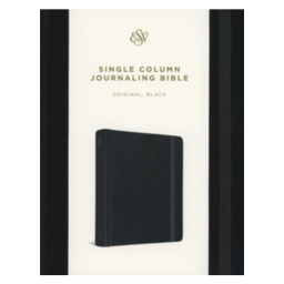 ESV Single Column Journaling Bible (Black) Hardcover