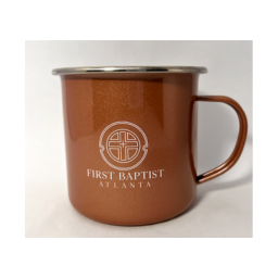 FBA Rose Gold Stainless Steel Camp Mug 16oz.