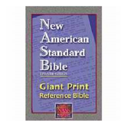 NASB 1995 Giant Print Reference Bible-Burgundy Leathertex Indexed