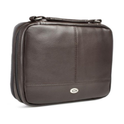 Bible Cover Two Fold Organizer-Brown Luxleather Thinline