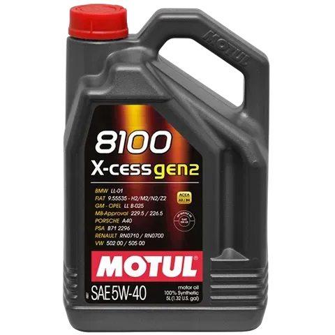 8100 X-CESS GEN2 5W40 5L