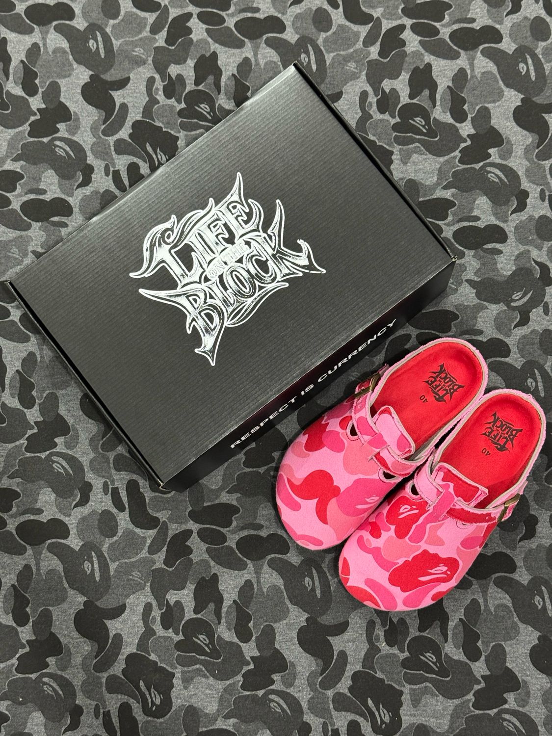 Clogs Pink Bape