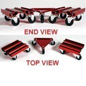 3 Piece Universal Snowmobile Dollies