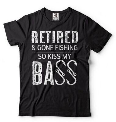 Retired & Gone Fishing T-shirt