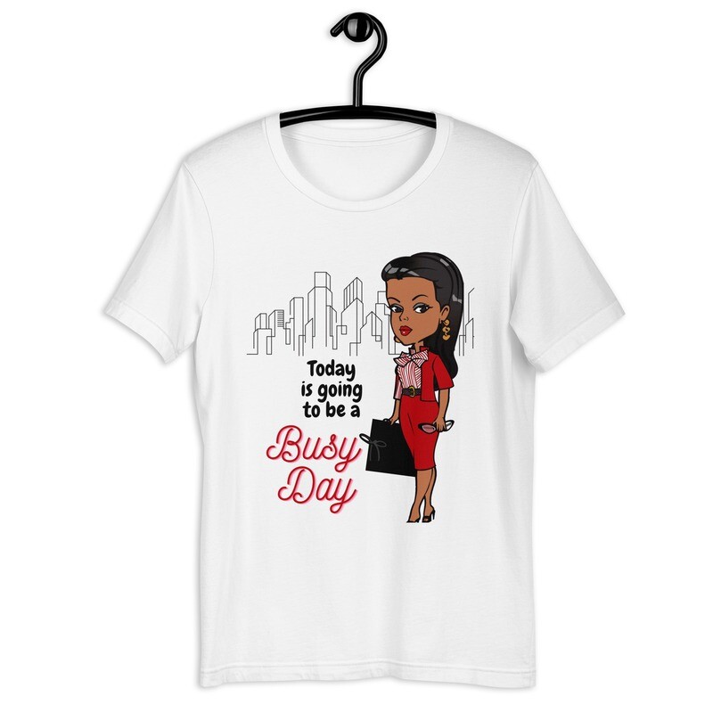 Cutie Girl Busy Day - AA Unisex T-shirt