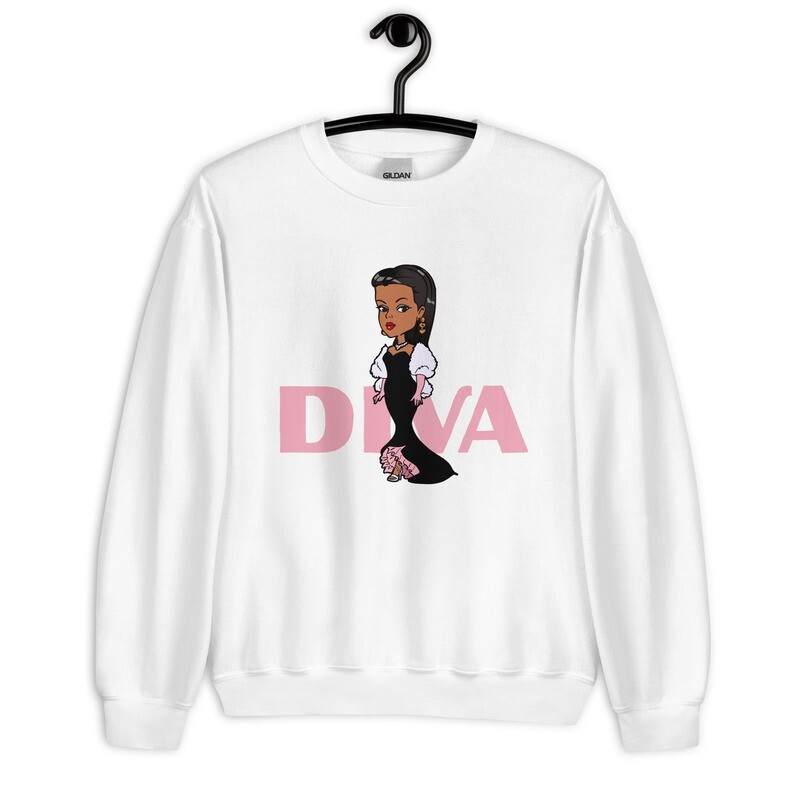 Cutie Girl Diva - AA Unisex Sweatshirt