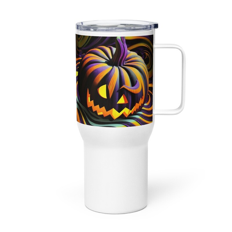 Crazy Jack 25oz Travel Mug with Handle