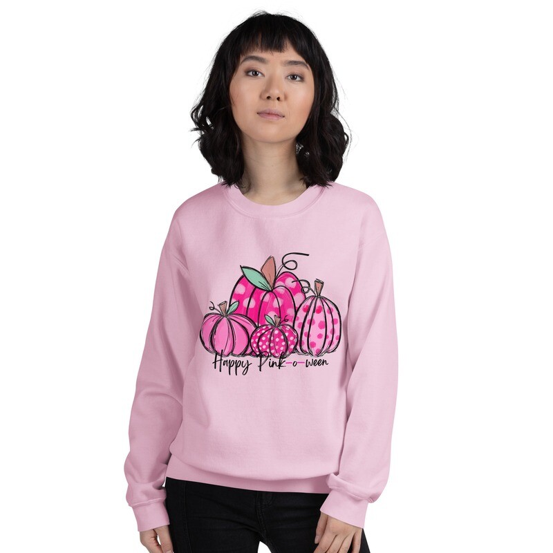 Happy Pink-o-ween Pumpkin Patch Unisex Sweatshirt