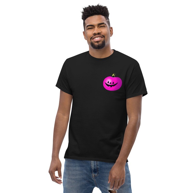 It's Pink-o-Ween X 3 Men's Classic T-Shirt  w/Front and Back Printing