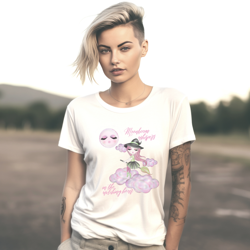 The Witching Hour Pink Hair Witch Men's Classic T-Shirt