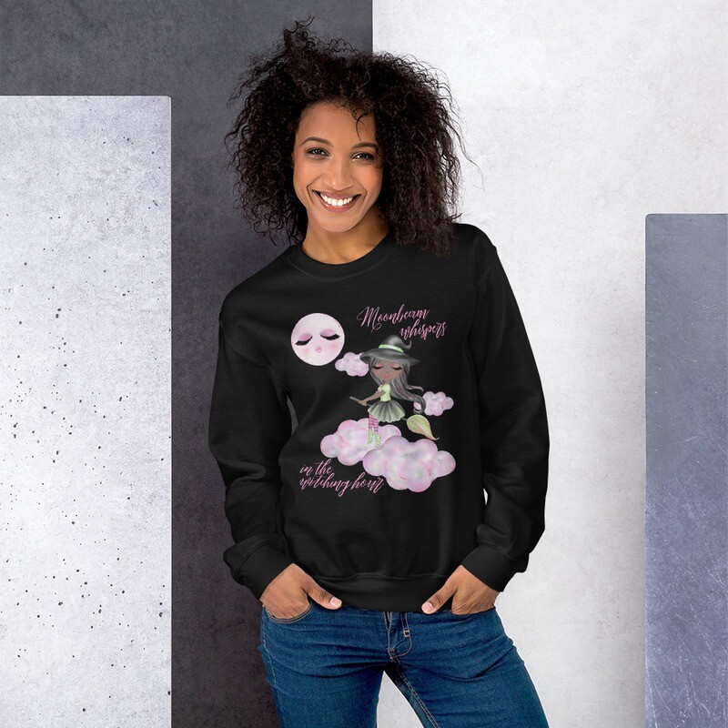 The Witching Hour African American Witch Unisex Sweatshirt