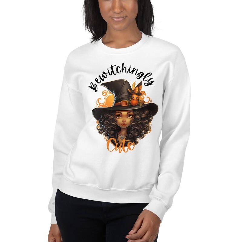 Bewitchingly Cute Witch Unisex Sweatshirt