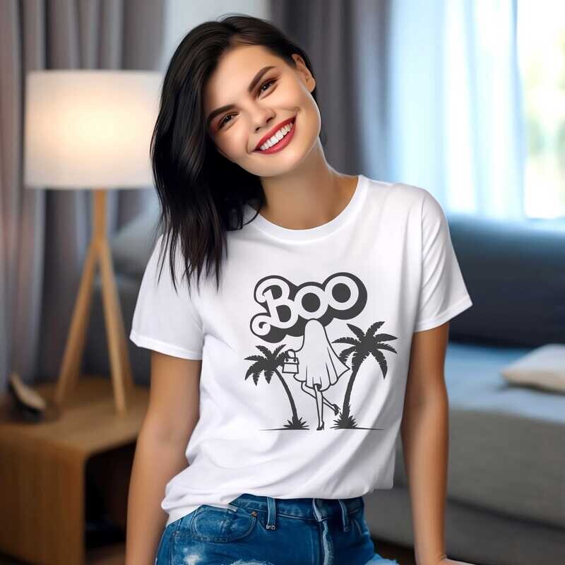 Boo Ghost in Heels Men's Classic T-Shirt