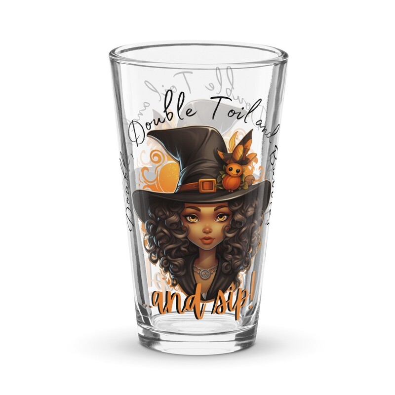 Bewitchingly Cute Witch Shaker Pint Glass
