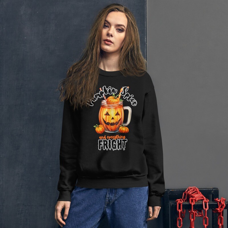 Pumpkin Spice and Everything Fright Unisex Sweatshirt