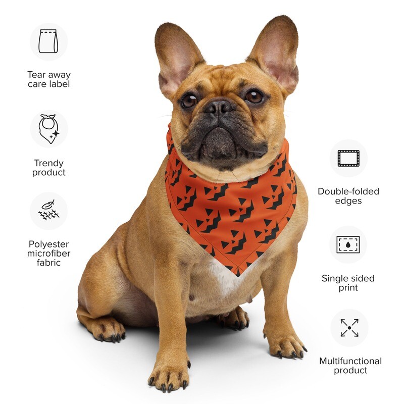 Jack-o'Lantern All-Over Print Bandana