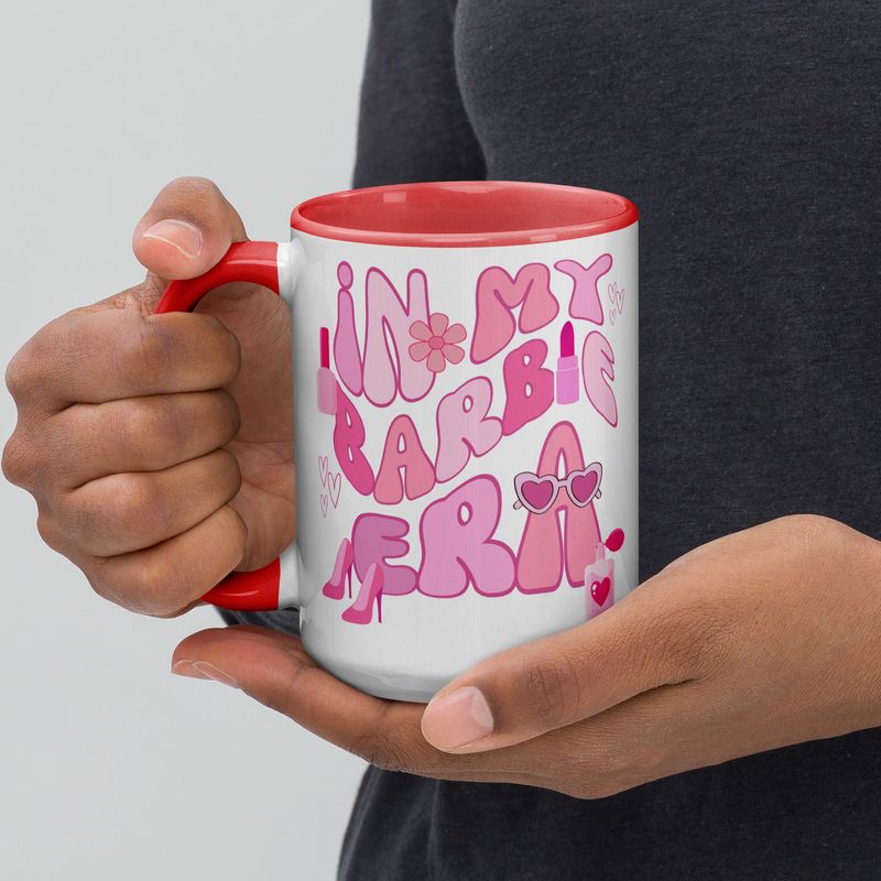 In My Barbie Era 15oz Mug with Color Accents