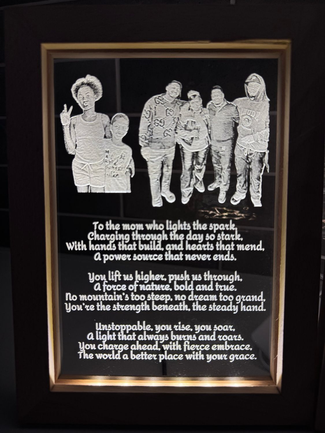 LED Personalized Picture Frame