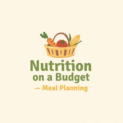 Nutrition on a Budget – Meal Planning - May 8, 2 PM - Online Attendance