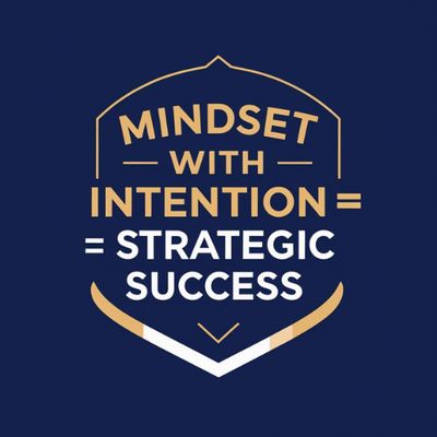 Mindset with Intention = Strategic Success - June 13, 2 PM - Online Attendance