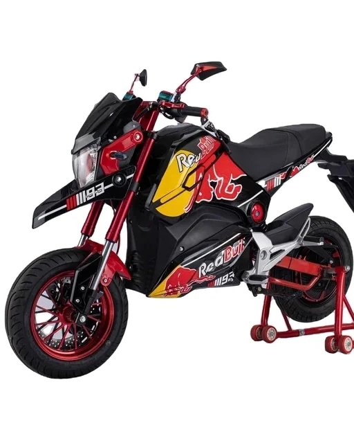 High speed high range electric motorcycle for adults