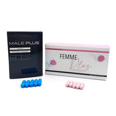 Duo Femme Plus 20 capsules &amp; Male Plus 10 capsules
