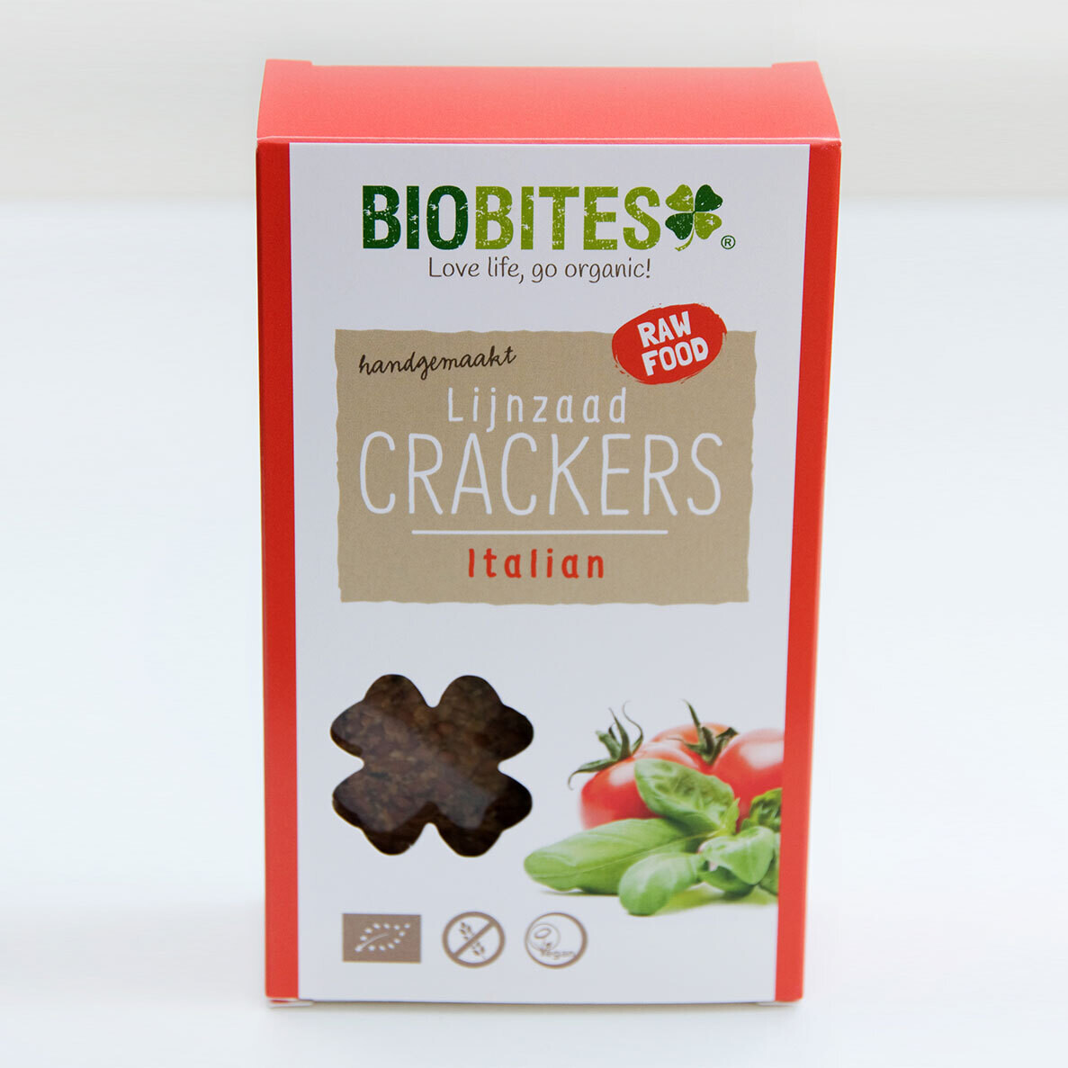 Biobites Italian lijnzaad crackers