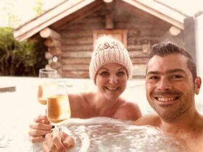 Privé-sauna 2 uur met glas bubbels &amp; badlinnen inclusief