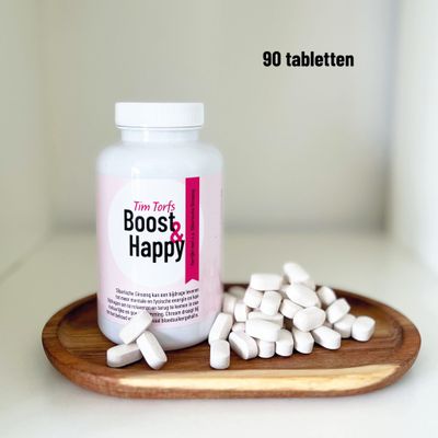 Boost &amp; Happy voor een beter Metabolisme + Happy Mind!:  90 capsules