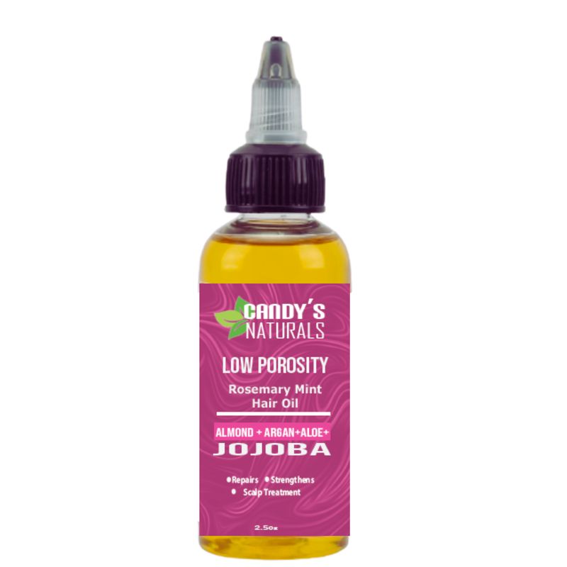 Low Porosity Hair Oil with Jojoba, Rosemary + Mint