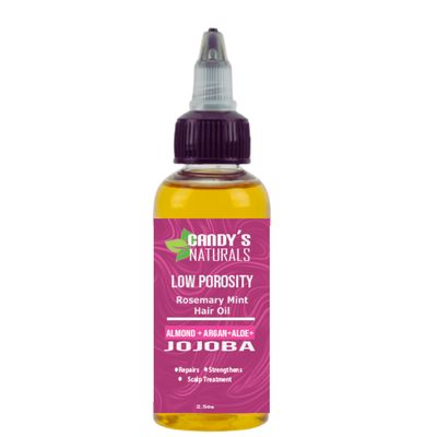 Low Porosity Hair Oil with Jojoba, Rosemary + Mint