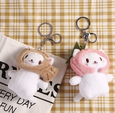Taiyaki &amp; Strawberry Cat Plush