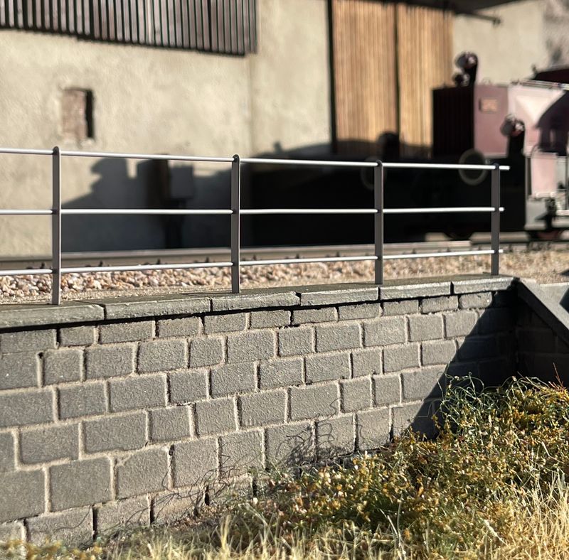 Basic-Line Geländer gerade - Spur1 - Becker&Sohn Modellbau