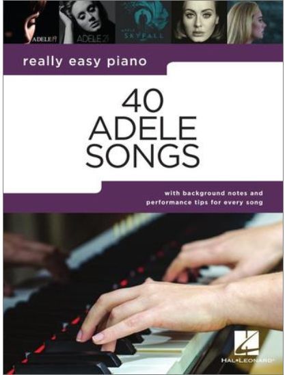 40 Adele Songs Easy Piano