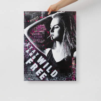 STAY WILD AND FREE PRINT 45 x 60 cm STAY WILD AND FREE PRINT 45 x 60 cm