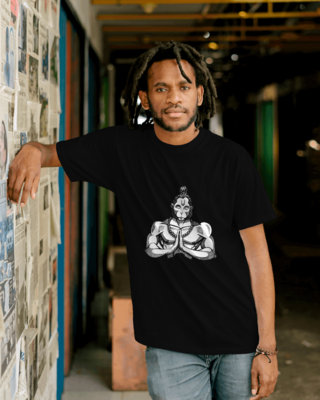 Hanuman Male Round Neck Half Sleeve