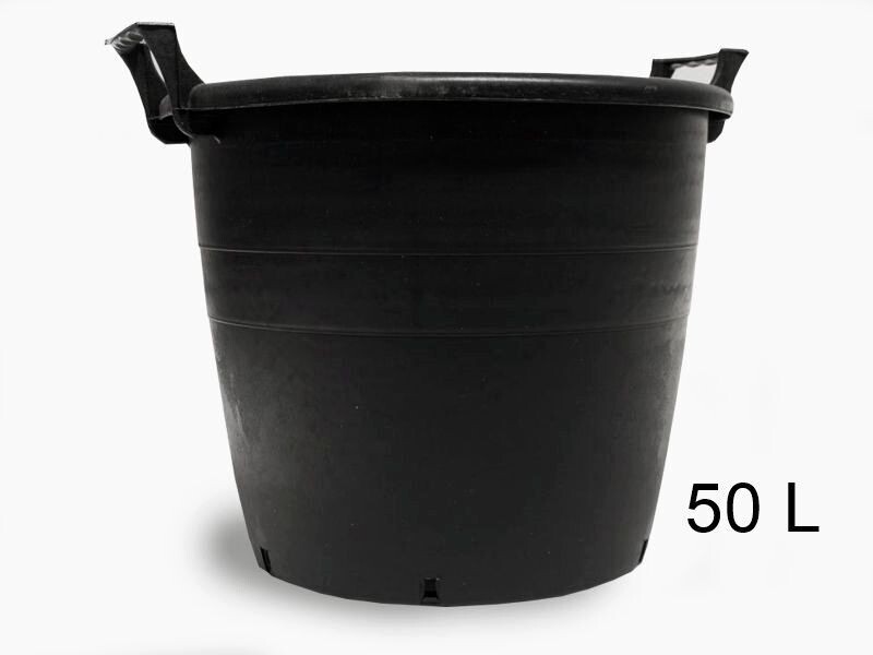 Tiesto Maceta Redonda exterior con Asas. 50 L
