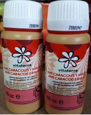Anti Caracoles y Babosas. Inhibidor de Limacos. 60CC