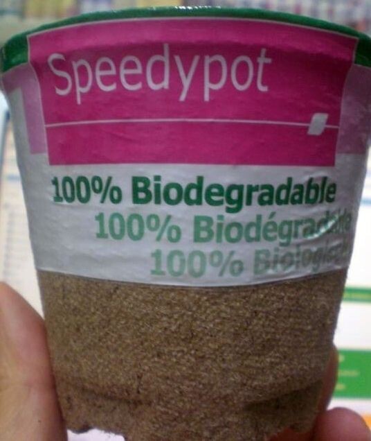 10 Unidades Speedypot. Maceta Biodegradable Jiffy. 10x9Ø