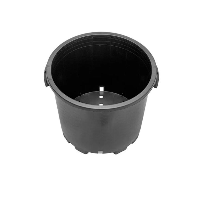 Maceta Redonda Negra para Cultivo. Gran Calidad. 20cm Ø (5L).
