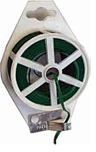 50 metros. Alambre plastificado. Para atar plantas al tutor. En bobina