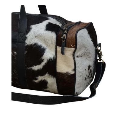 Duffle Bag - Cowhide Patch