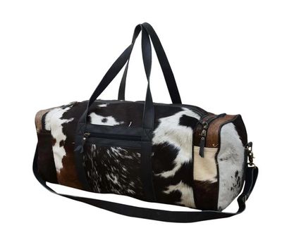 Duffle Bag - Cowhide Patch