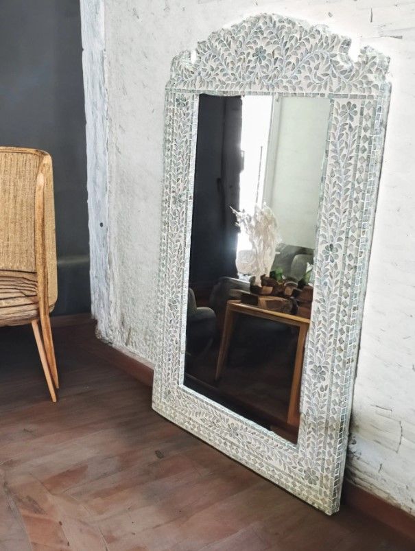 Large Mirror - Mother of Pearl