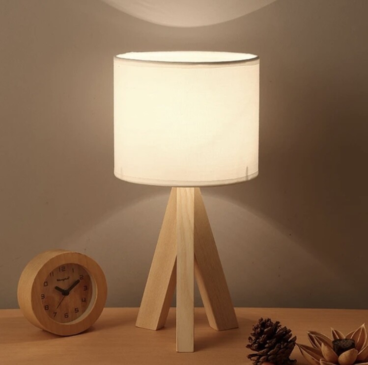 WOODEN LED BEDSIDE LAMP