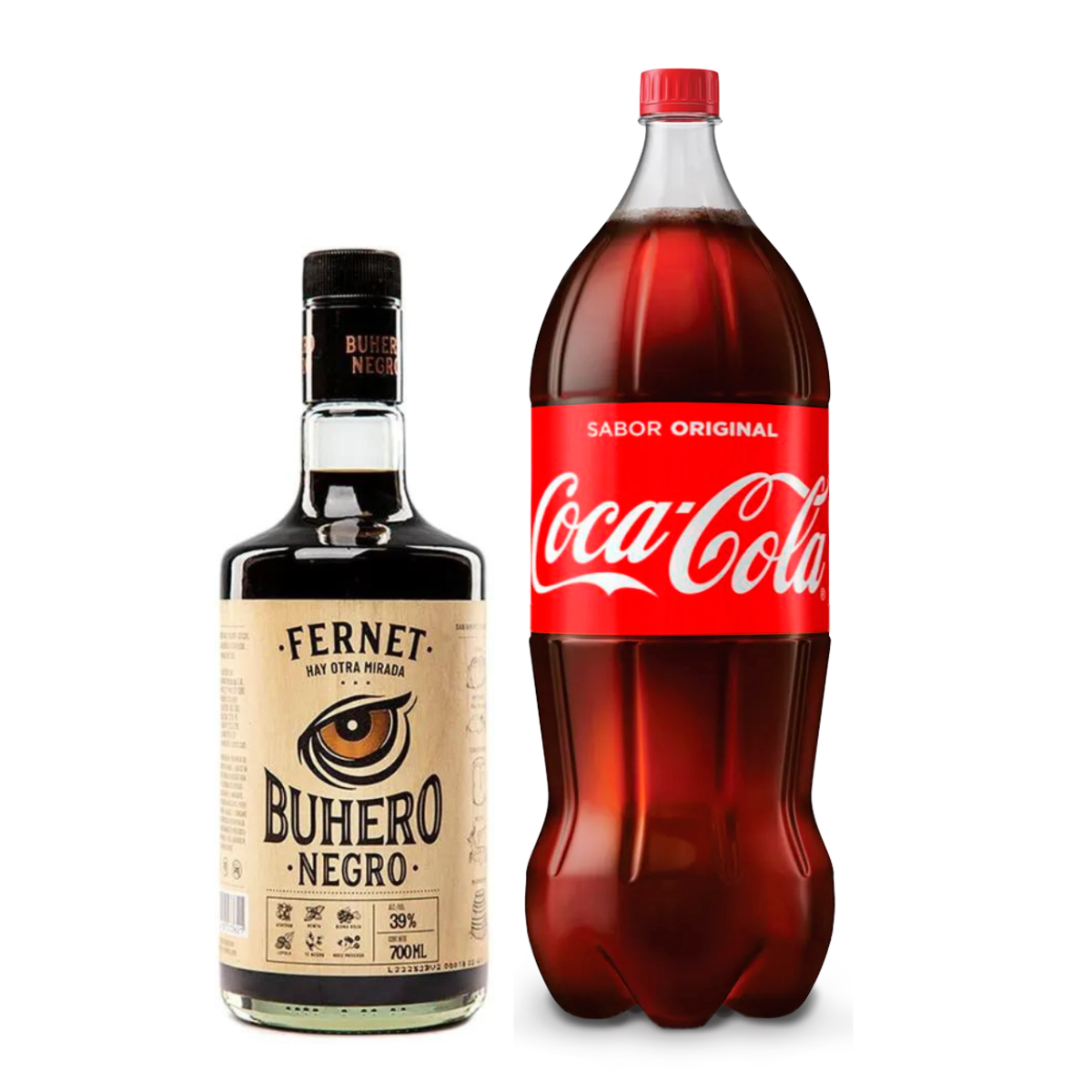 COMBO FERNET BUHERO 700ML + COCA 2.25L