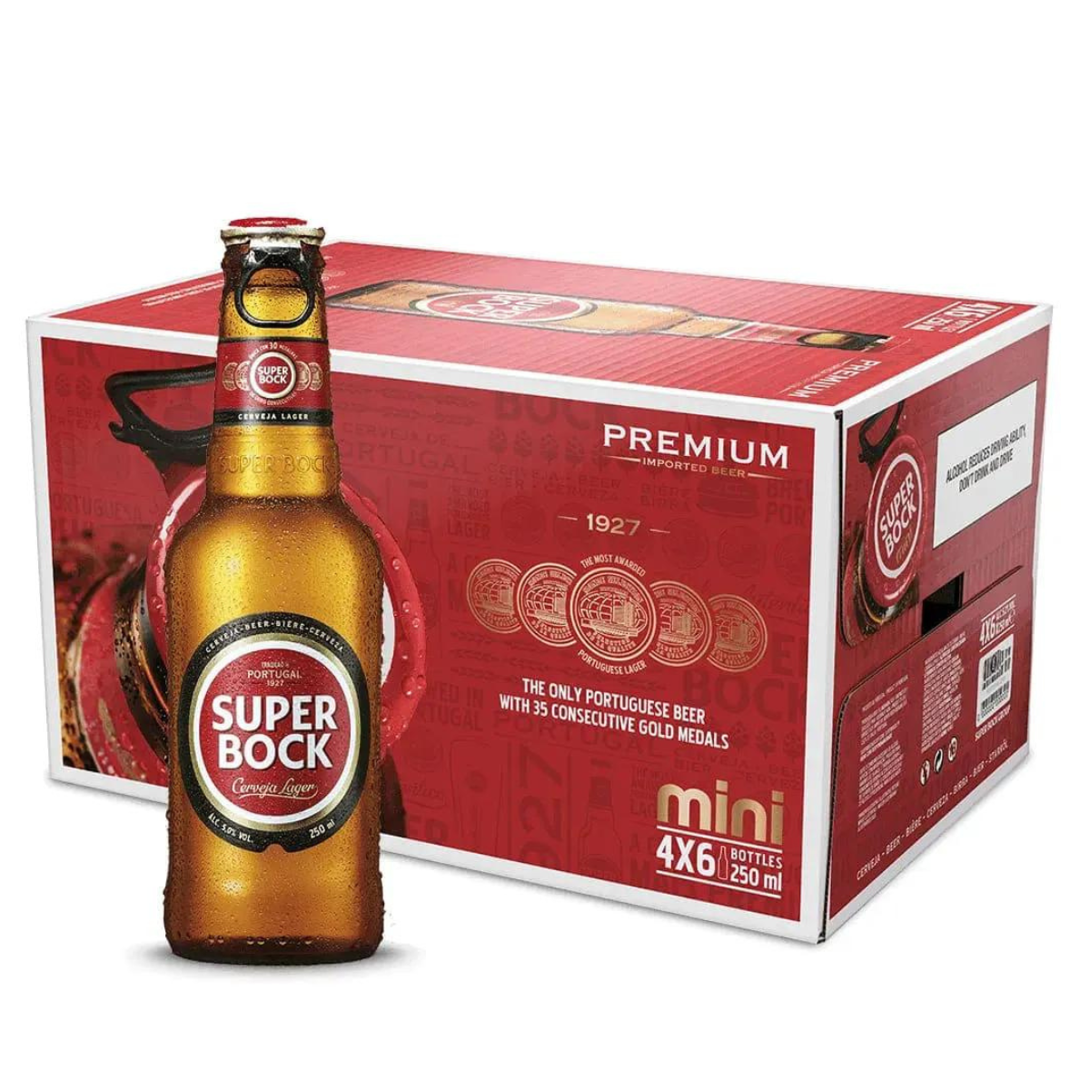 CERVEZA SUPER BOCK 250ML